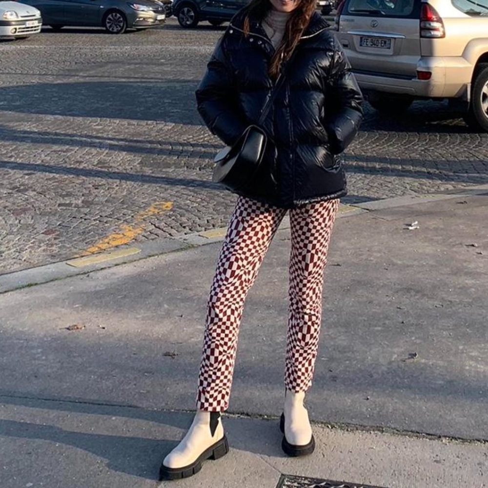 PALOMA WOOL Realmonte checkered pants jeans - Picture 2 of 4